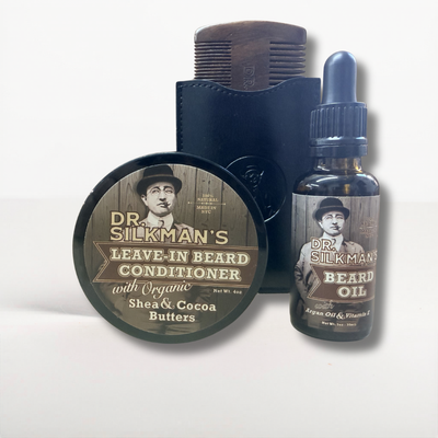 3-Piece Beard Conditioning Set (Pearwood Comb)